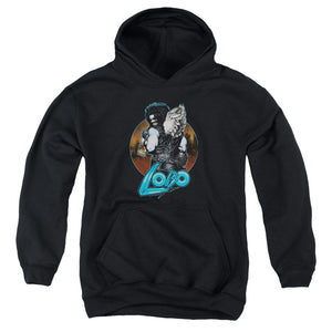 AN OFFCIALLY LICENSED JLA GUT ROT YOUTH HOODIE BLACK
