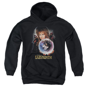 AN OFFCIALLY LICENSED LABYRINTH I HAVE A GIFT YOUTH HOODIE BLACK