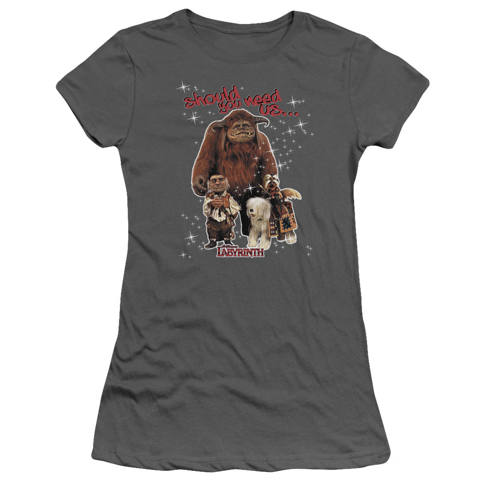 Labyrinth Should You Need Us Licensed Women's T-Shirt Juniors SM-XL