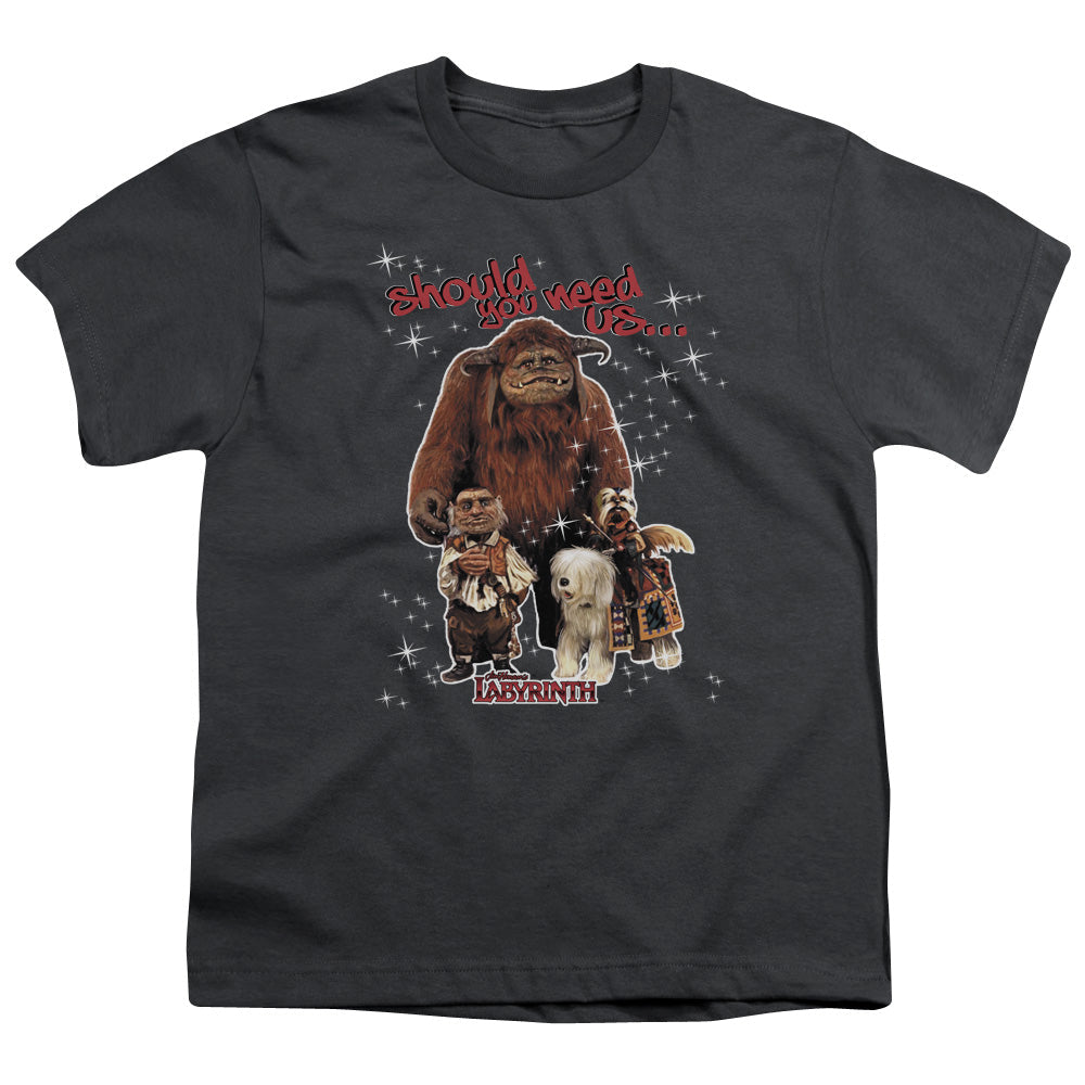 Labyrinth Should You Need Us Licensed Kid's T-Shirt (Ages 4-7) XS-XL