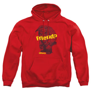 AN OFFCIALLY LICENSED LABYRINTH LUDO FRIEND ADULT UNISEX PULLOVER HOODIE RED