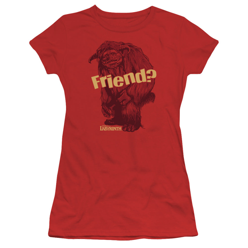 Labyrinth Ludo Friend Licensed Women's T-Shirt Juniors SM