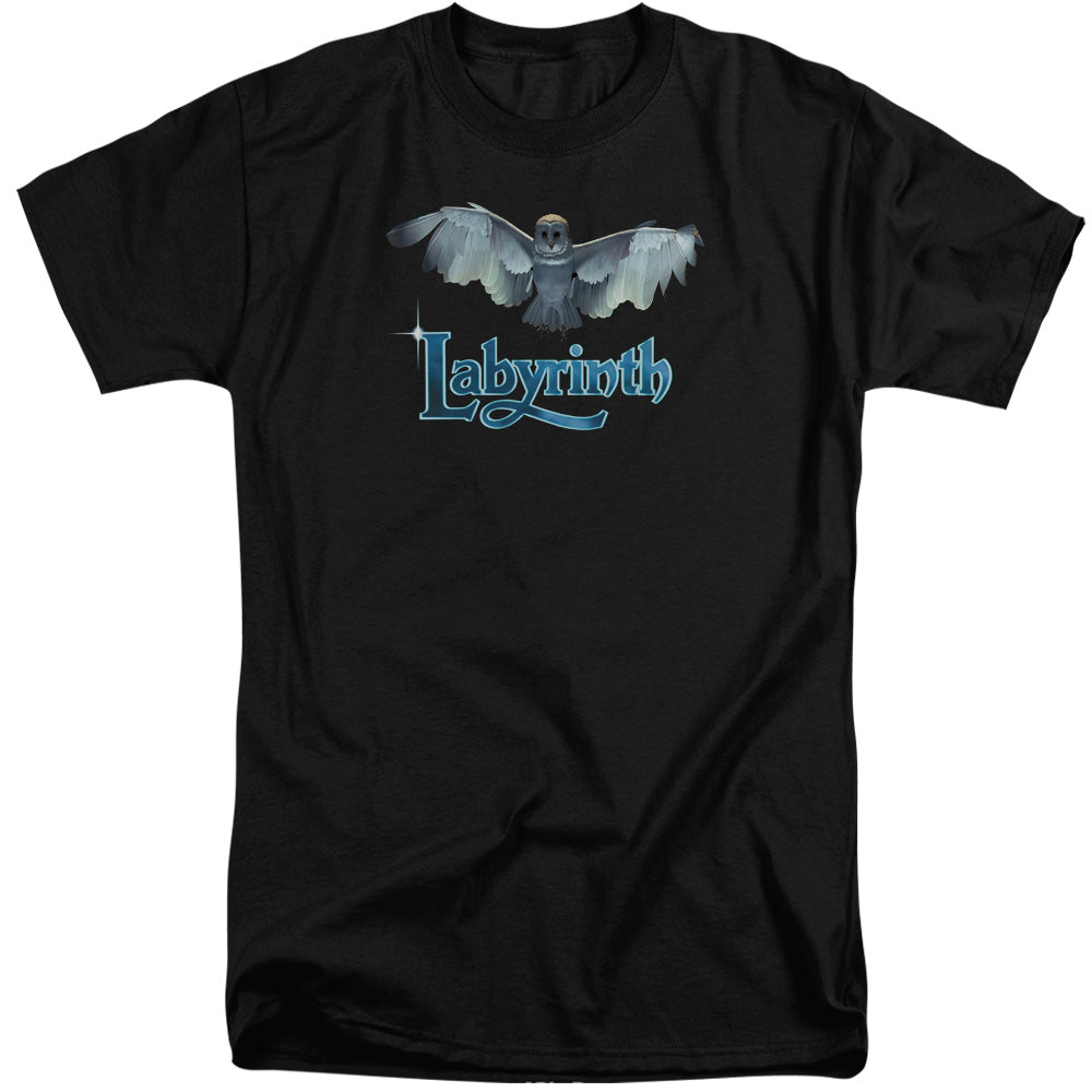 AN OFFCIALLY LICENSED LABYRINTH TITLE SEQUENCE MEN'S TALL FIT T-SHIRT BLACK