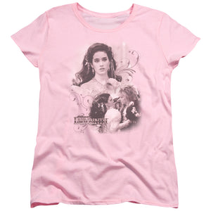 AN OFFCIALLY LICENSED LABYRINTH SARAH WOMEN'S REGULAR FIT T-SHIRT PINK