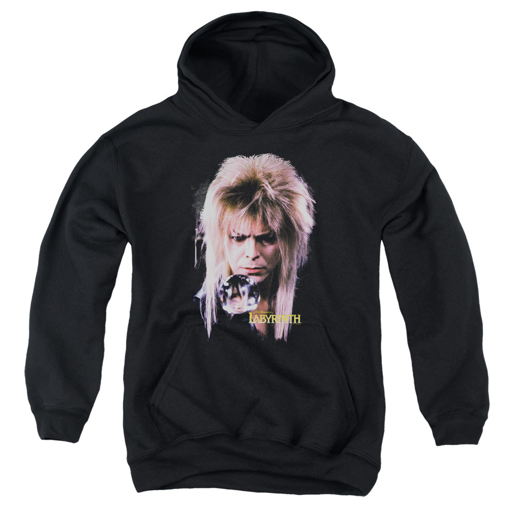 AN OFFCIALLY LICENSED LABYRINTH GOBLIN KING YOUTH HOODIE BLACK