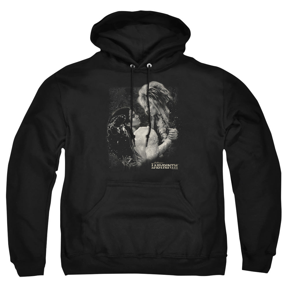 AN OFFCIALLY LICENSED LABYRINTH DREAM DANCE ADULT UNISEX PULLOVER HOODIE BLACK