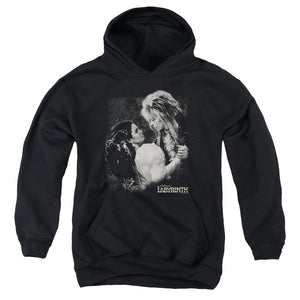 AN OFFCIALLY LICENSED LABYRINTH DREAM DANCE YOUTH HOODIE BLACK