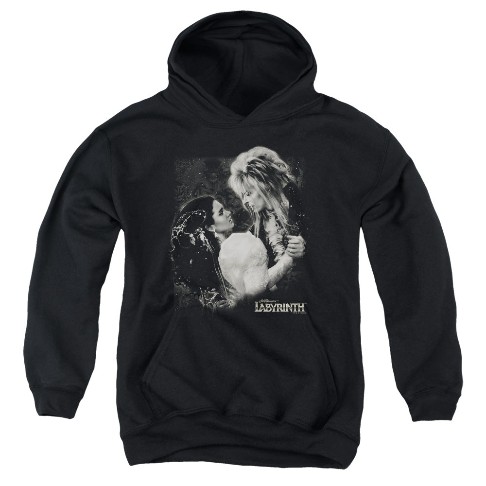 AN OFFCIALLY LICENSED LABYRINTH DREAM DANCE YOUTH HOODIE BLACK