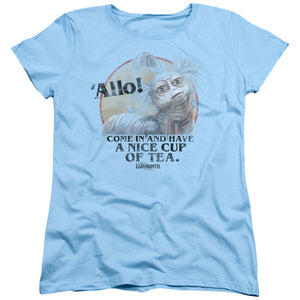 AN OFFCIALLY LICENSED LABYRINTH TEA WOMEN'S REGULAR FIT T-SHIRT LIGHT BLUE