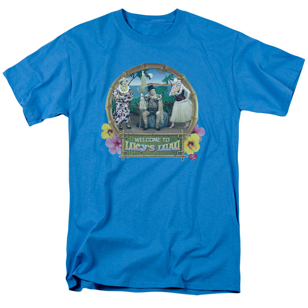 I Love Lucy Lucys Luau Licensed Adult Unisex T-Shirt Regular Fit Tee SM-3X