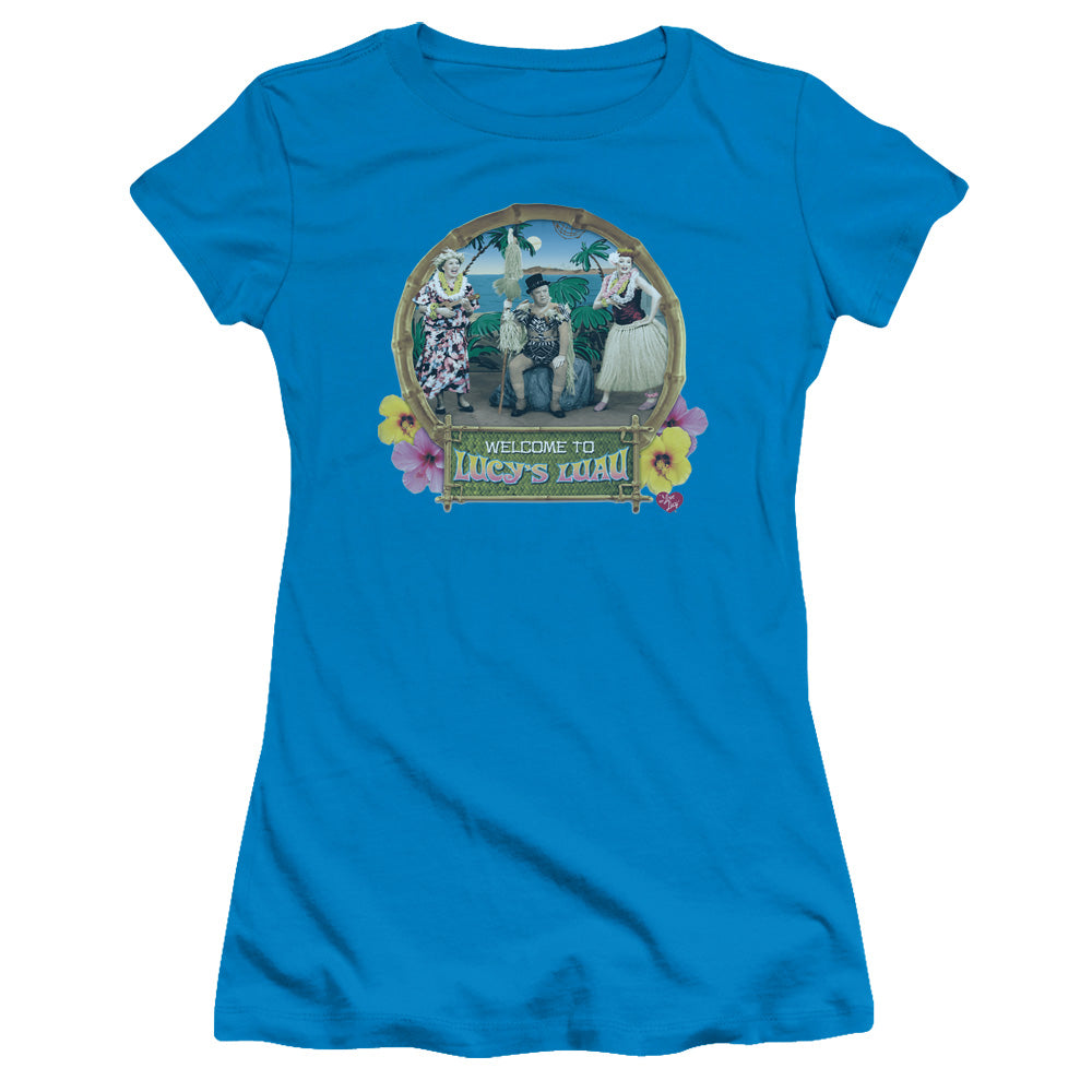 I Love Lucy Lucys Luau Licensed Women's T-Shirt Juniors SM-XL