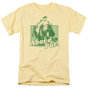 AN OFFCIALLY LICENSED I LOVE LUCY ABOVE PAR MEN'S REGULAR FIT T-SHIRT BANANA