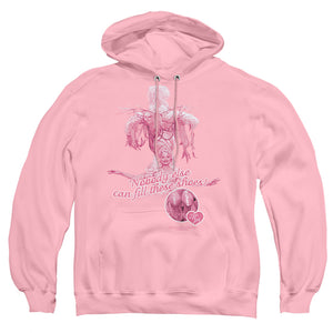 AN OFFCIALLY LICENSED I LOVE LUCY NOBODY ELSE ADULT UNISEX PULLOVER HOODIE PINK