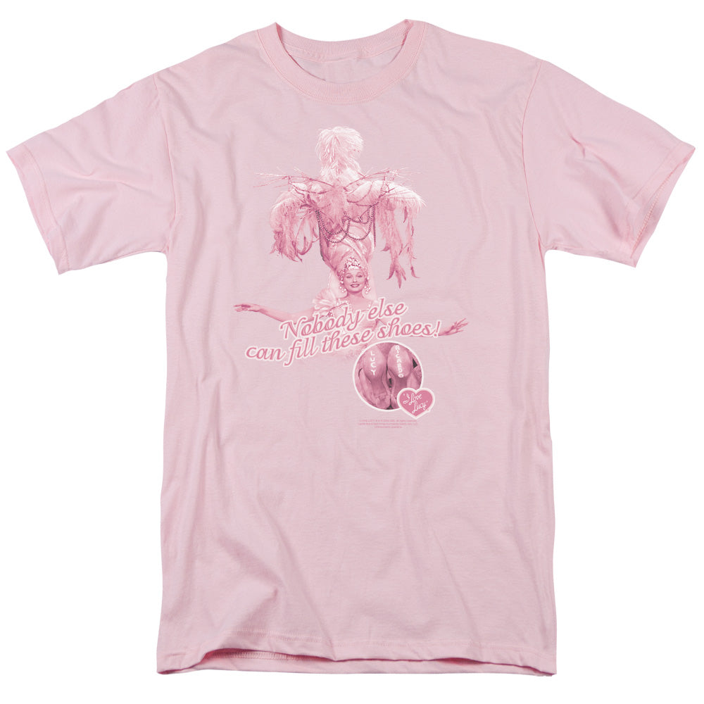 AN OFFCIALLY LICENSED I LOVE LUCY NOBODY ELSE MEN'S REGULAR FIT T-SHIRT PINK