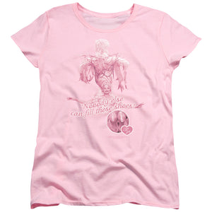 AN OFFCIALLY LICENSED I LOVE LUCY NOBODY ELSE WOMEN'S REGULAR FIT T-SHIRT PINK
