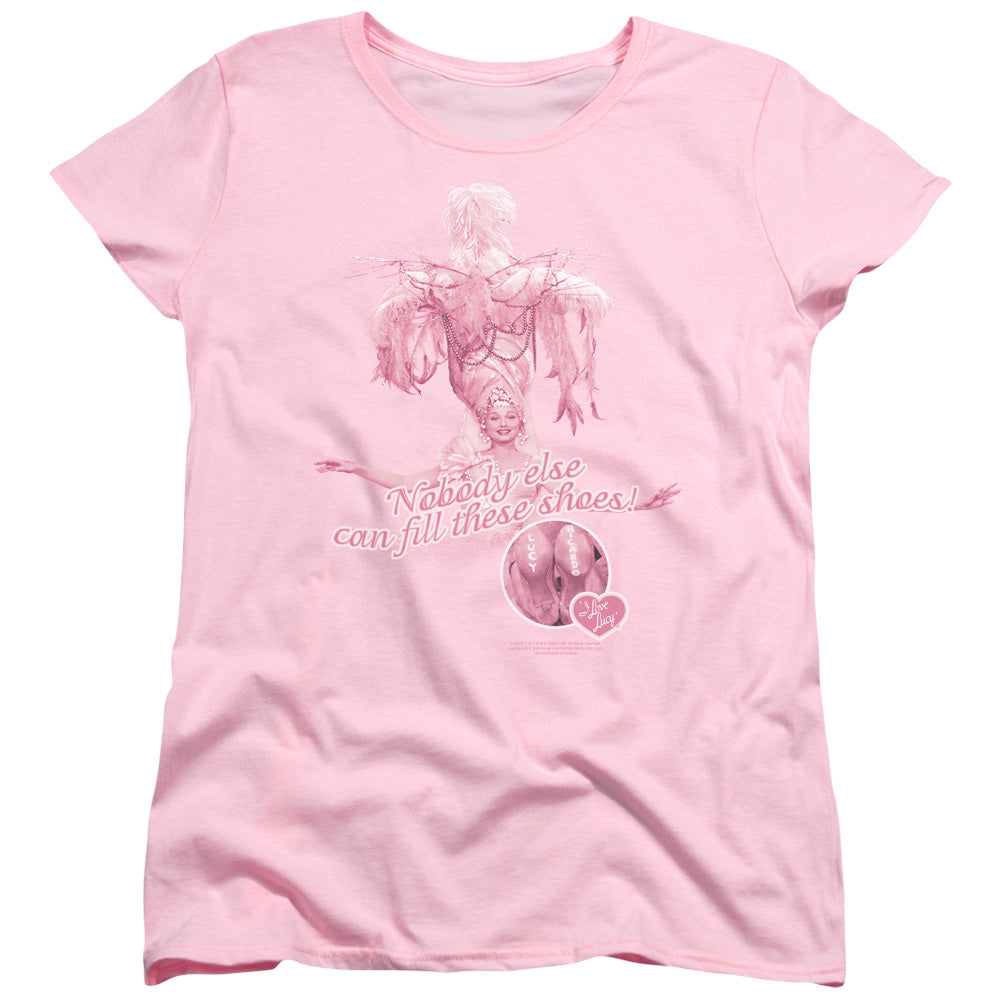 AN OFFCIALLY LICENSED I LOVE LUCY NOBODY ELSE WOMEN'S REGULAR FIT T-SHIRT PINK