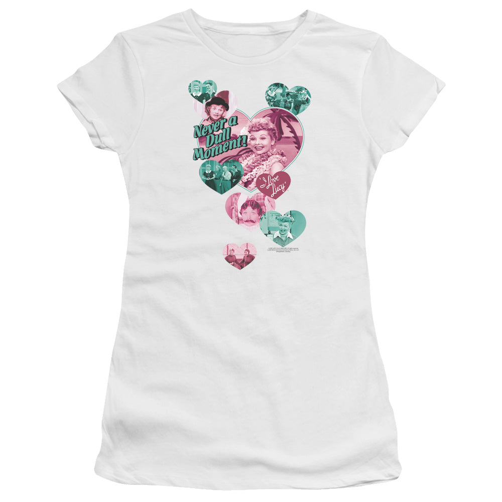 I Love Lucy Never A Dull Moment Licensed Women's T-Shirt Juniors LG