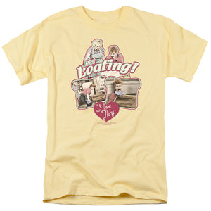 AN OFFCIALLY LICENSED I LOVE LUCY JUST LOAFING MEN'S REGULAR FIT T-SHIRT BANANA