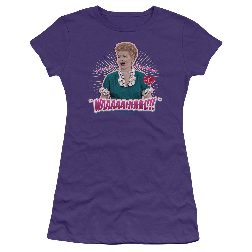 I Love Lucy Waaaaahhhh!!! Licensed Women's T-Shirt Juniors LG