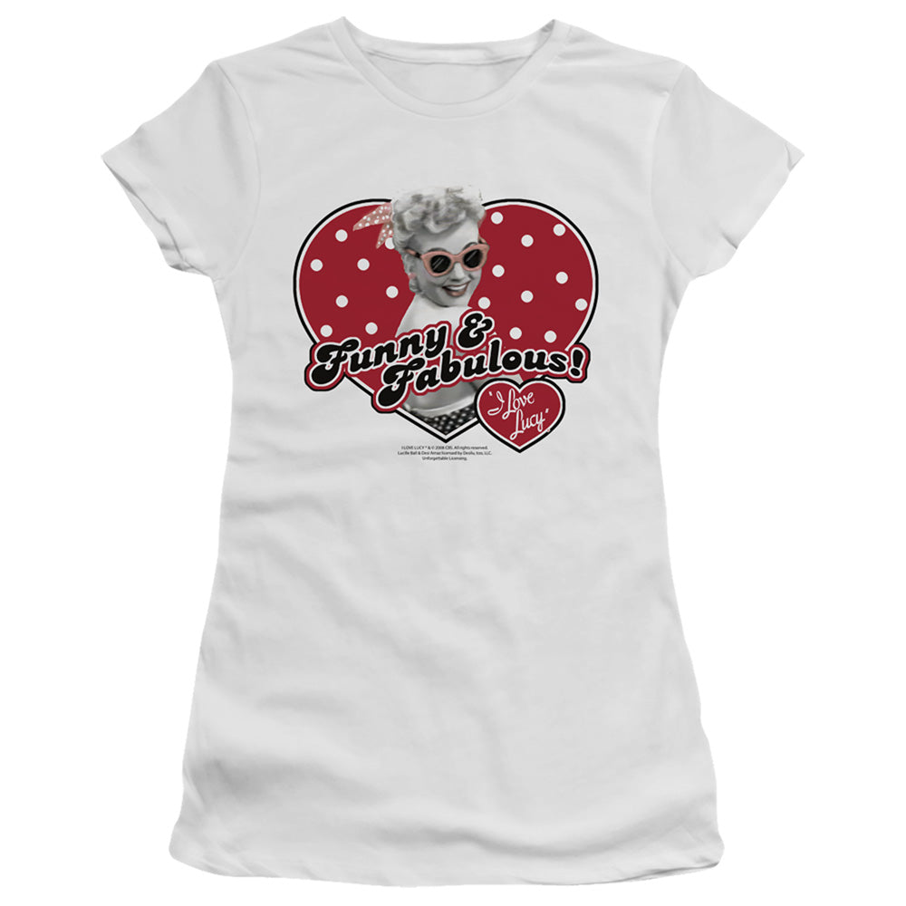 I Love Lucy Funny And Fabulous Licensed Women's T-Shirt Juniors LG
