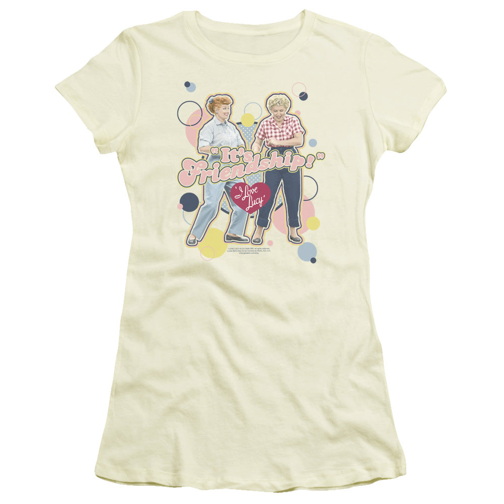 I Love Lucy Its Friendship Licensed Women's T-Shirt Juniors LG