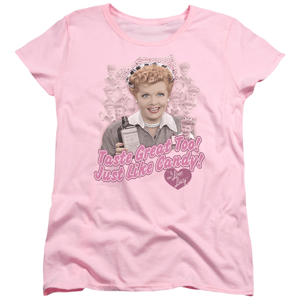 I Love Lucy Tastes Like Candy Licensed Women's T-Shirt Regular Fit MD-2X