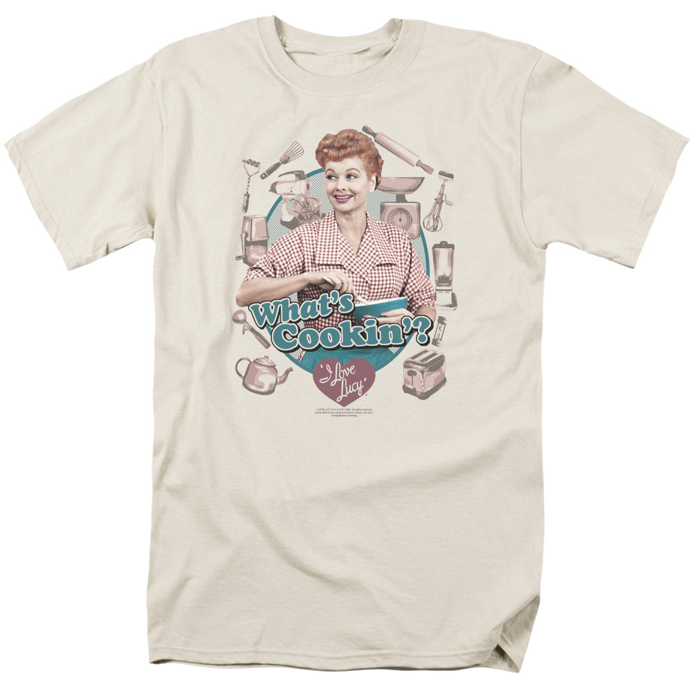 I Love Lucy Whats Cookin Licensed Adult Unisex T-Shirt Regular Fit Tee SM-3X
