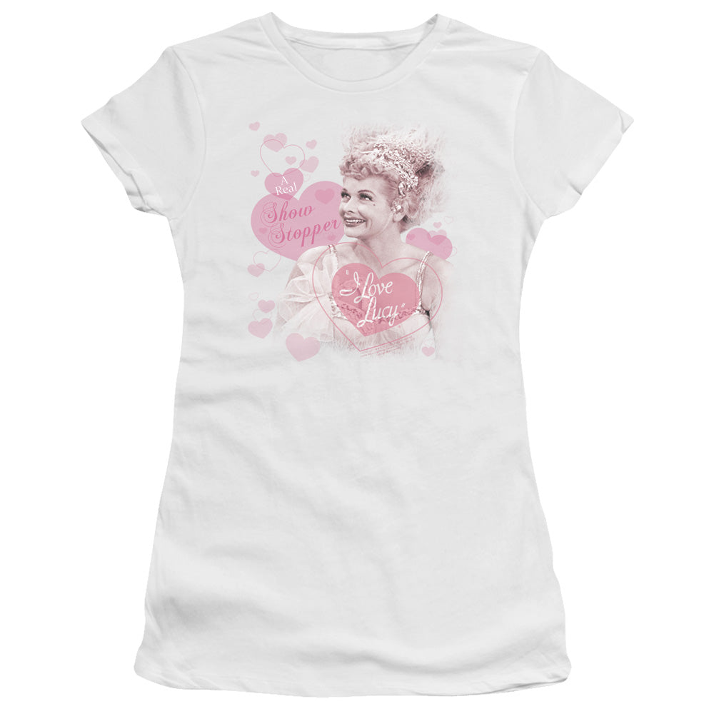 I Love Lucy Show Stopper Licensed Women's T-Shirt Juniors LG