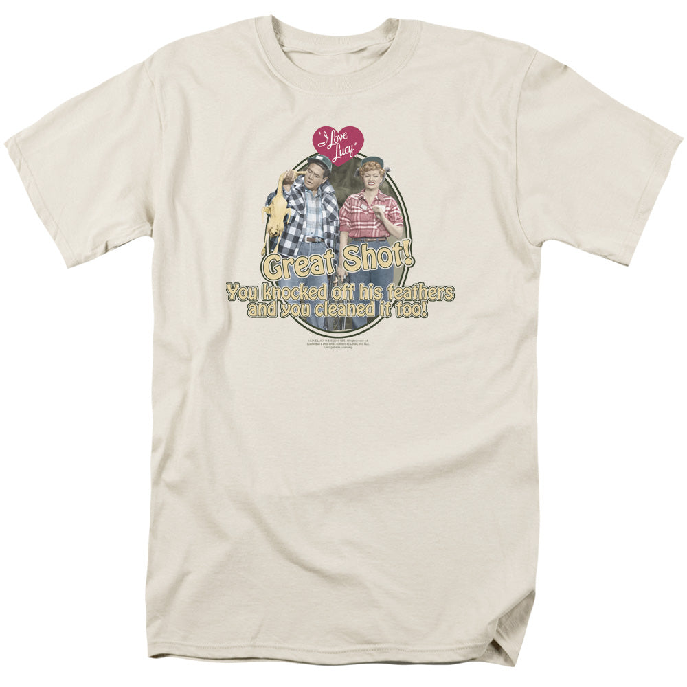 I Love Lucy Great Shot Licensed Adult Unisex T-Shirt Regular Fit Tee SM-3X