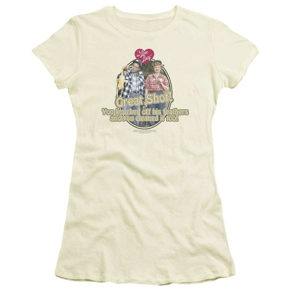 I Love Lucy Great Shot Licensed Women's T-Shirt Juniors LG
