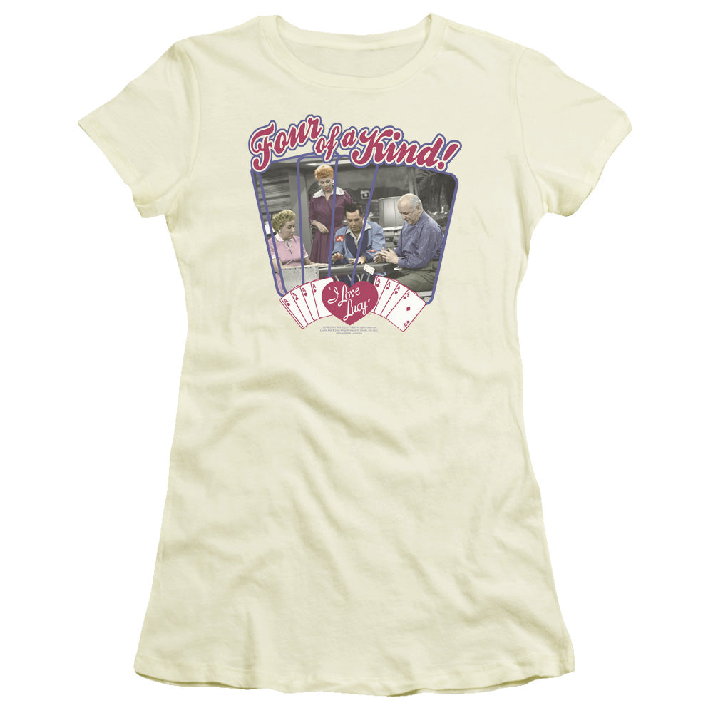 I Love Lucy Four Of A Kind Licensed Women's T-Shirt Juniors LG