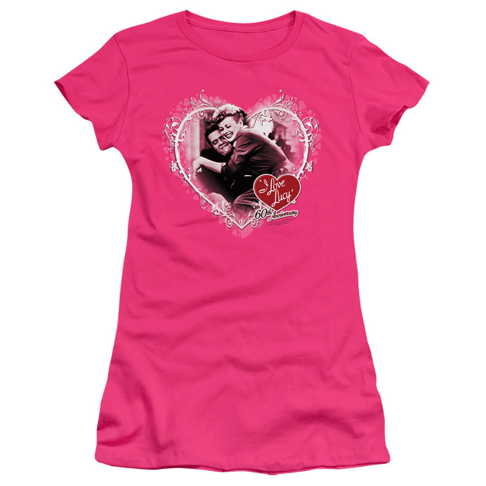 I Love Lucy Happy Anniversary Licensed Women's T-Shirt Juniors MD-LG