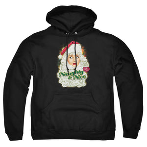 AN OFFCIALLY LICENSED I LOVE LUCY SANTA ADULT UNISEX PULLOVER HOODIE KELLY GREEN