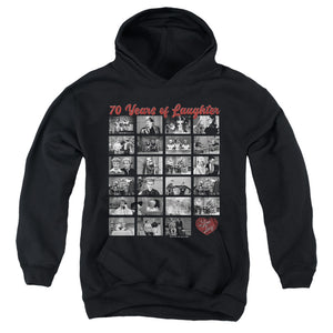 AN OFFCIALLY LICENSED I LOVE LUCY FILM STRIP YOUTH HOODIE BLACK