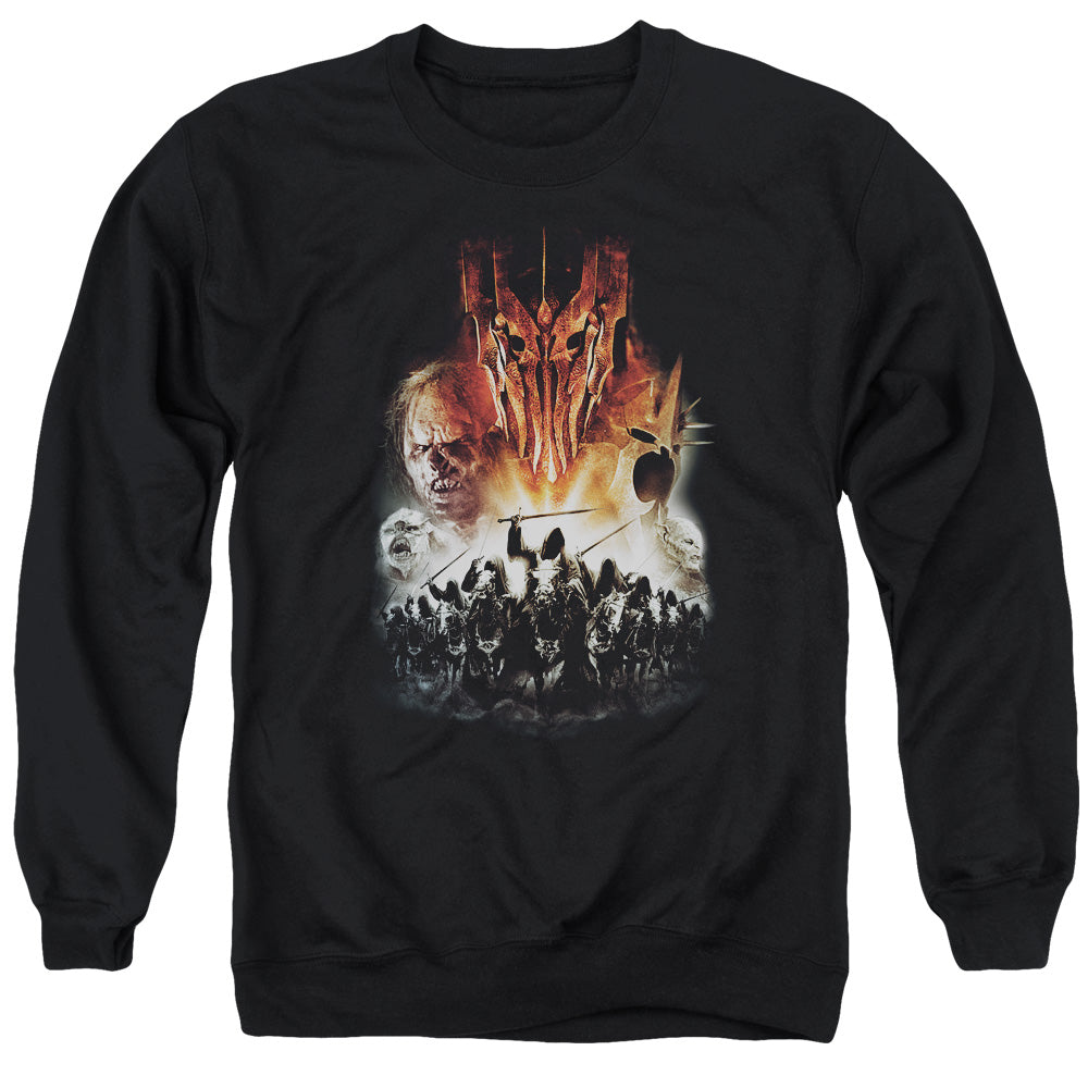 AN OFFCIALLY LICENSED LOR EVIL RISING ADULT UNISEX CREWNECK SWEATSHIRT BLACK