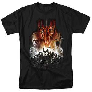 AN OFFCIALLY LICENSED LOR EVIL RISING MEN'S REGULAR FIT T-SHIRT BLACK