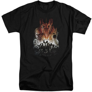 AN OFFCIALLY LICENSED LOR EVIL RISING MEN'S TALL FIT T-SHIRT BLACK