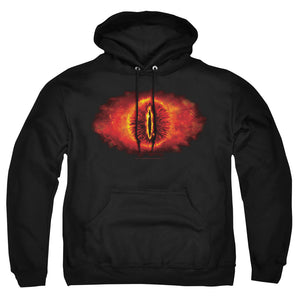 AN OFFCIALLY LICENSED LOR EYE OF SAURON ADULT UNISEX PULLOVER HOODIE BLACK