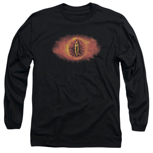 AN OFFCIALLY LICENSED LOR EYE OF SAURON MEN'S LONG SLEEVE T-SHIRT BLACK