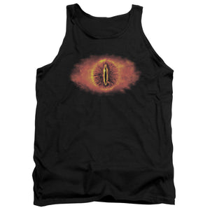 AN OFFCIALLY LICENSED LOR EYE OF SAURON ADULT UNISEX TANK TOP BLACK