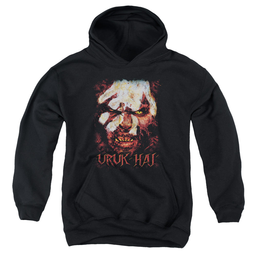 AN OFFCIALLY LICENSED LOR URUK HAI YOUTH HOODIE BLACK