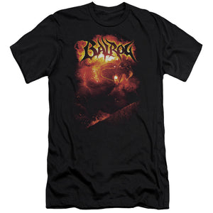 AN OFFCIALLY LICENSED LOR BALROG MEN'S PREMIUM SLIM FIT T-SHIRT BLACK