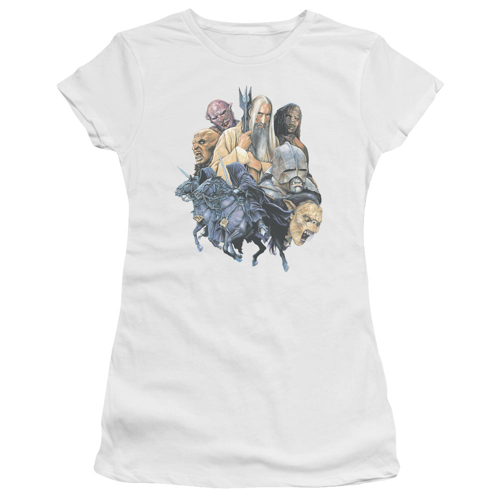 Lor Collage Of Evil Licensed Women's T-Shirt Juniors LG