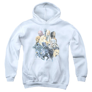 AN OFFCIALLY LICENSED LOR COLLAGE OF EVIL YOUTH HOODIE WHITE