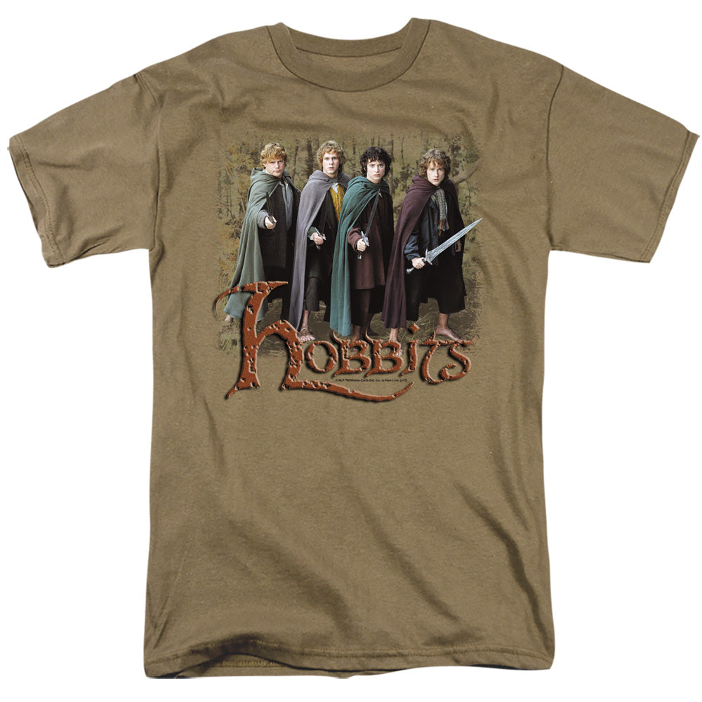 AN OFFCIALLY LICENSED LOR HOBBITS MEN'S REGULAR FIT T-SHIRT SAFARI GREEN