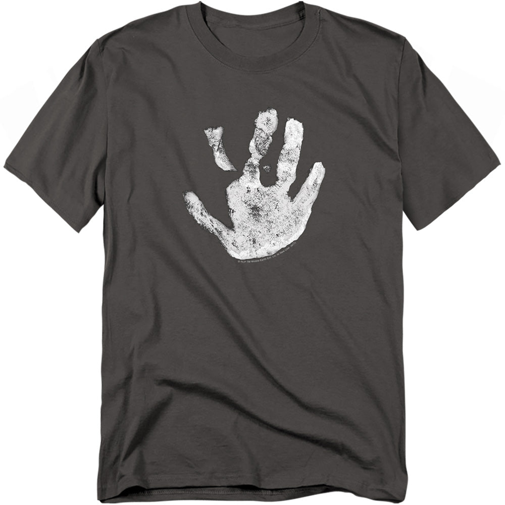 Lor White Hand Licensed Adult Unisex T-Shirt Regular Fit Tee SM-XL