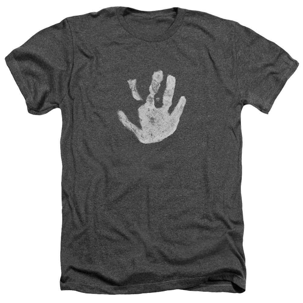 Lor White Hand Licensed Adult Unisex T-Shirt Heather Tee SM-2X