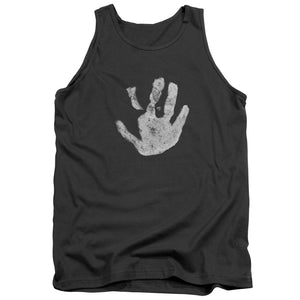 AN OFFCIALLY LICENSED LOR WHITE HAND ADULT UNISEX TANK TOP CHARCOAL