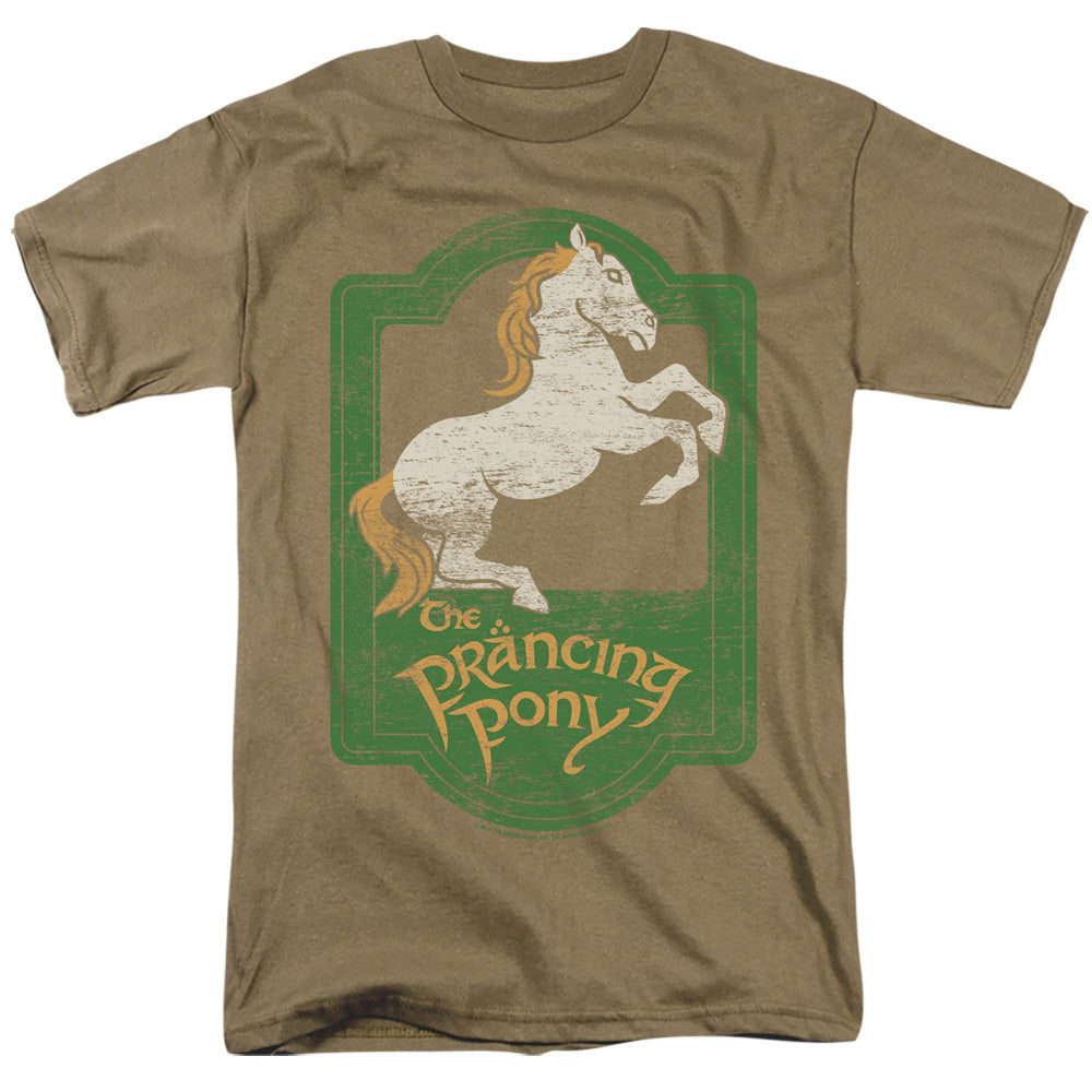 Lor Prancing Pony Sign Licensed Adult Unisex T-Shirt Regular Fit Tee SM-3X