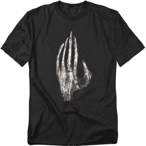 AN OFFCIALLY LICENSED LOR HAND OF SARUMAN MEN'S REGULAR FIT T-SHIRT BLACK